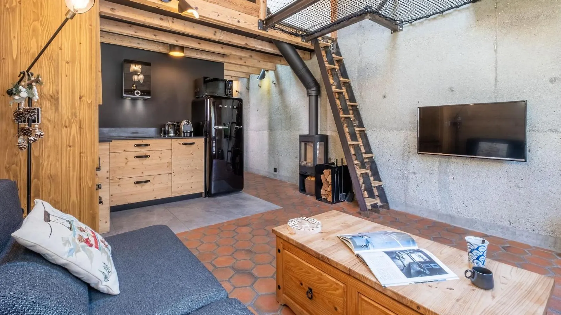 Apartment Modern Chalet For 5 People, Mountain, Town Center Ski Touring Chamonix